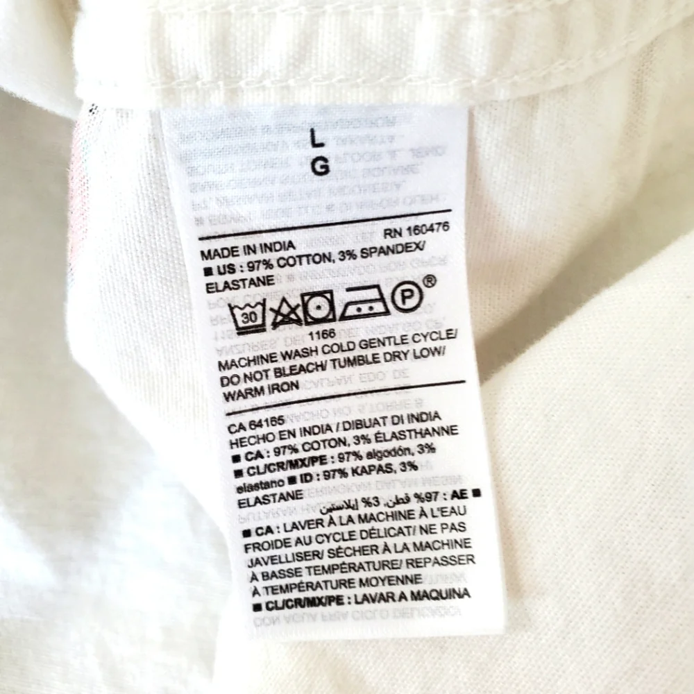 OLD NAVY Men L Ivory Colorful Toucan SS Button Up Shirt "Built In Flex" Tropical - Picture 11 of 14